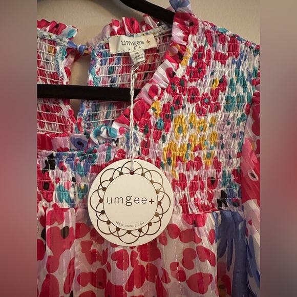 Umgee Multicolor Floral Dress - Picture 4 of 5